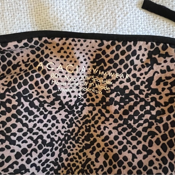 Brand New! ACACIA (OG) Brooklyn One Piece. Size S. Black with reversible snake - Picture 6 of 6